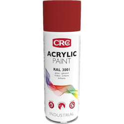 CRC - Peinture acrylique en aérosol Rouge ral 3001 Brillant, 400ml ( Prix pour 1 )
