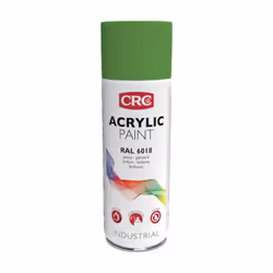 Taille du récipient = 400ml Couleur = Vert-Jaune Code RAL = RAL 6018 Finition = Brillant Nom commercial = ACRYLIC PAINT Peint ...