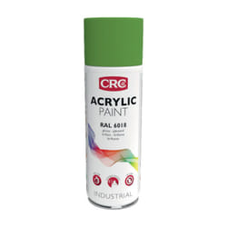 CRC - Peinture aérosol acrylic paint, Vert-Jaune ral 6018 Brillant, 400ml ( Prix pour 1 )