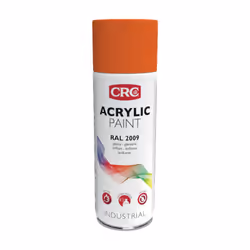 Taille du récipient = 400ml Couleur = Orange Code RAL = RAL 2009 Finition = Brillant Nom commercial = ACRYLIC PAINT Peintures ...