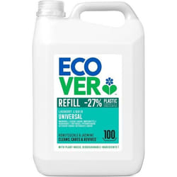 ECOVER Lessive Liquide Universel 5L - 100 Lavages - Chèvrefeuille & Jasmin