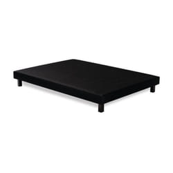 Sommier tapissier a lattes 140 x 190 - Bois massif noir + pieds - finlandek Rakenne
