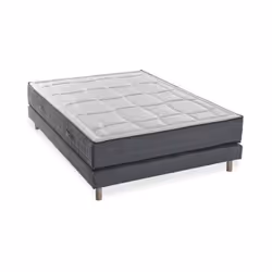 HOTEL PREMIUM LUX Ensemble - Matelas 28cm - Mousse polyuréthane 30kg/m3 - Couchage mémoire de forme - Profilé 5 zones de conf ...