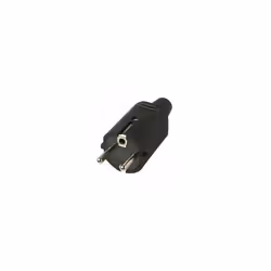 FICHE MALE ETANCHE IP44 16A NOIRE