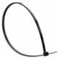 Collier 150mmx3.6mm noir 100 pièces sc