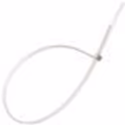 Collier 280x3.6mm blanc 100 sc