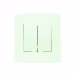 interrupteur double encastrable blanc