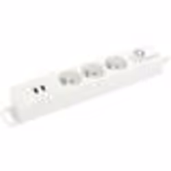 PROFILE Blocs Multiprise x3 + 2 Ports USB + Interrupteur - 15 m - Blanc