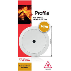 Profile - detecteur fumee mini 85DB 10A PILE9V prolight 364000055