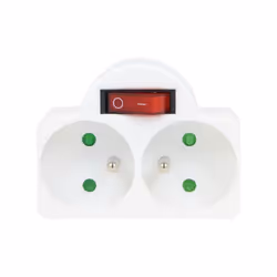 Fiche biplitte 2x16a +interrupteur blister CARACTERISTIQUESOpérateur économique responsable : ELTRA Pachtgoedstraat 2 9140 TE ...