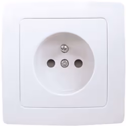 Prise 2P+T - PROFILE - Blanc