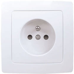 Prise 2P+T - PROFILE - Blanc