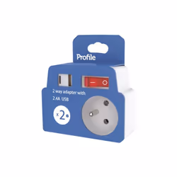 Avec terre et protection enfants. Offre des fonctionnalités puissantes dans un design élégant. Pour charger tous les appareil ...