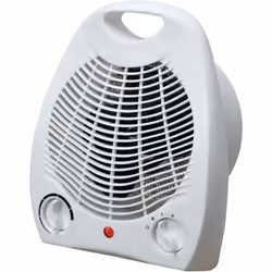 Radiateur soufflant pour chauffage d'une pièce de 20m² maximum. - 2 positions : 1000W ? 2000W - 220-240V/AC 50Hz - Avec prote ...
