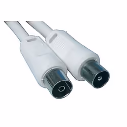 Valueline CX-S 5.0, 5 m, Coaxial, Coaxial, Blanc