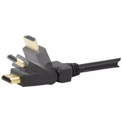 Valueline CABLE-550/2.5, 2,5 m, HDMI Type A (Standard), HDMI Type A (Standard), Noir