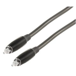 Valueline CABLE-630/3 câble de fibre optique 3 m TOSLINK Noir