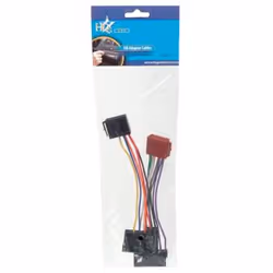 HQ 1x Radio - 2x Car, Adaptateur ISO, 1x Radio, 2x Car, Multicolore, 0,2 m