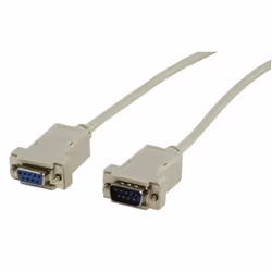 Valueline CABLE-151, Beige, 1,8 m, SUBD (9p), SUBD (9p), Mâle, Femelle