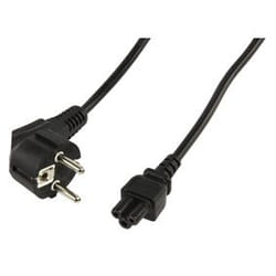 Valueline Schuko - Compaq, M - F, 1.8m Noir 1,8 m