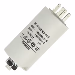 Fixapart W1-11010, Fixed capacitor, Cylindrique, Blanc, Secteur, 450 V, 36 mm