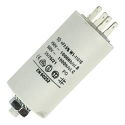Fixapart W1-11010 différente capacité Blanc Fixed capacitor Cylindrique Secteur