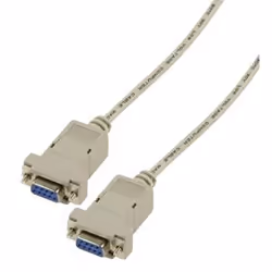 Valueline 1.8m DB9F, Gris, 1,8 m, DB9, DB9, Femelle, Femelle