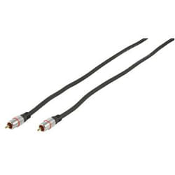 HQ 10m RCA M/M câble audio Noir