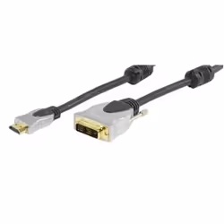HQ SS5551/10 10 m HDMI DVI-D Noir