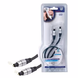 HQ SS4623/0.75, TOSLINK, Mâle, TOSLINK, Mâle, 0,75 m, Noir