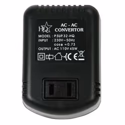 HQ 230V - 110V 45W adaptateur de puissance & onduleur Intérieure Noir
