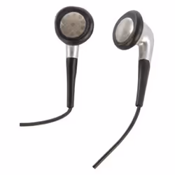 HQ HP108IE, Avec fil, 20 - 20000 Hz, Écouteurs, Noir, Argent