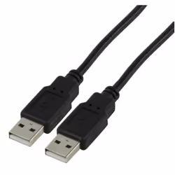 Valueline CABLE-140HS, 1,8 m, USB A, USB A, USB 2.0, Mâle/Mâle, Noir