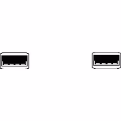 Valueline CABLE-140HS câble USB 1,8 m USB 2.0 USB A Noir