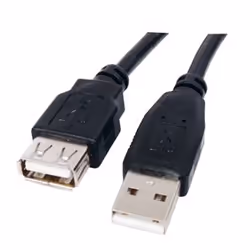 Valueline CABLE-143HS câble USB 1,8 m USB 2.0 USB A Noir