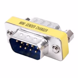 Valueline GCM-9M9M, 9-pin D-Sub (M), 9-pin D-Sub (M), Argent
