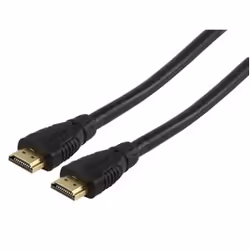 Valueline CABLE-550G/2.5, 2,5 m, HDMI Type A (Standard), HDMI Type A (Standard), Noir