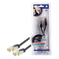 HQ 1m FTP Cat5e câble de réseau Noir