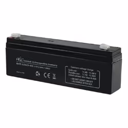 HQ Lead-Acid 12V 2Ah, Sealed Lead Acid (VRLA), 12 V, 1 pièce(s), Noir, 2000 mAh, 34 mm