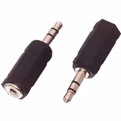 Valueline AC-025, 2.5mm, 3,5mm, Noir