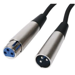 Valueline CABLE-430/6 câble audio 6 m XLR (3-pin) Noir