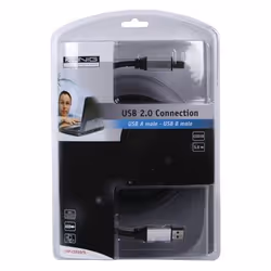 König USB 2.0 câble USB 5 m USB A USB B Noir