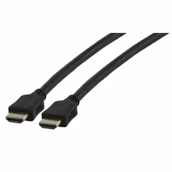 HQ HDMI/HDMI, 1.5m, 1,5 m, HDMI Type A (Standard), HDMI Type A (Standard), Noir