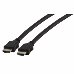 HQ HDMI/HDMI, 1.5m câble HDMI 1,5 m HDMI Type A (Standard) Noir