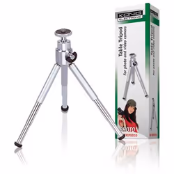 König KN-TRIPOD10 trépied 3 pieds Argent