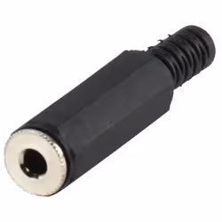 Valueline JC-122, 3.5mm, Noir, 1 pièce(s)