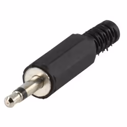 Valueline JC-005, 3.5mm, Noir, 1 pièce(s)