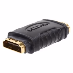 Valueline VC-007G, HDMI A (F), HDMI A (F), Noir