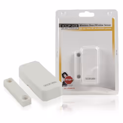 König SEC-ASDW10, Sans fil, DC 3V, Blanc, 140 x 185 x 45 mm, 83 g