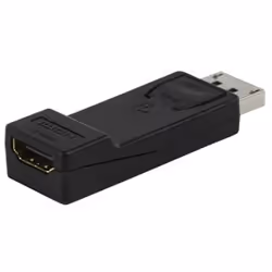 Valueline CMP-ADAP571 changeur de genre de câble DisplayPort (M) HDMI A (F) Noir